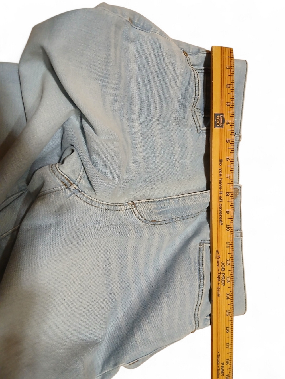 LOFT Size 6 Light Blue Straight-Leg Jeans - Picture 5 of 6